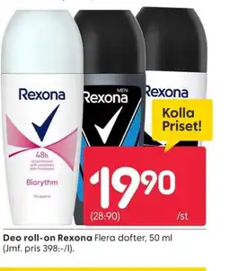 Rusta Deo roll-on Rexona erbjuda