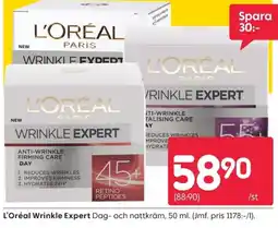 Rusta L'Oréal Wrinkle Expert erbjuda