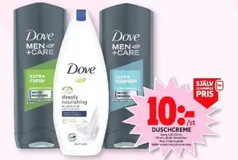 Dove Duschcreme 225-250ml