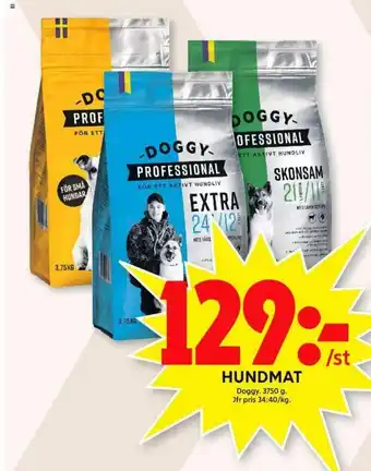 ICA Maxi Doggy Hundmat 3750g erbjuda