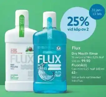 Flux Dry Mouth Rinse 500ml