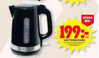 ICA Maxi ICA Vattenkokare 1,7 liter erbjuda