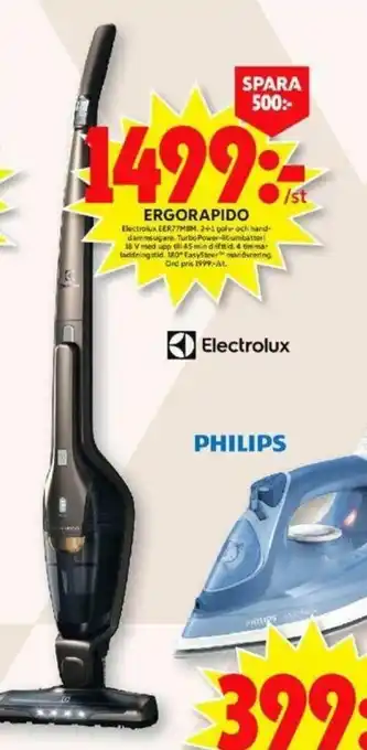 ICA Maxi Electrolux Ergorapido EER77MBM erbjuda