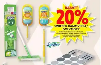 ICA Maxi Rabatt 20% Swiffer Dammvippa/Golvmopp erbjuda