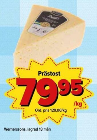 Östenssons Wernerssons Prästost erbjuda