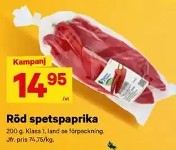 City Gross Röd spetspaprika erbjuda