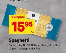 City Gross Spaghetti erbjuda