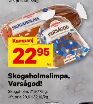 City Gross Skogaholmslimpa, Varsågod! erbjuda