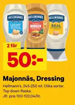 City Gross Majonnäs, Dressing erbjuda