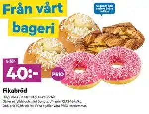 City Gross Fikabröd, Pris i appen erbjuda