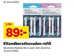 City Gross Eltandborsthuvuden refill erbjuda