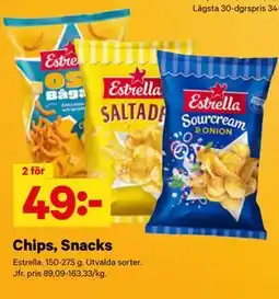 City Gross Chips, Snacks erbjuda