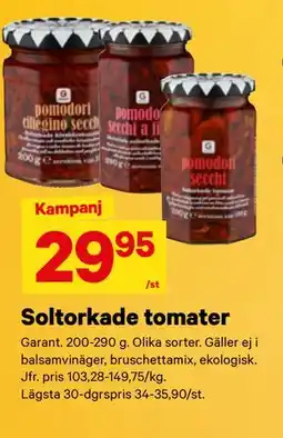 City Gross Soltorkade tomater erbjuda