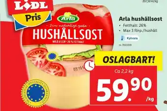 Arla hushållsost 2.2kg