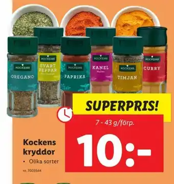Kockens kryddor 7-43g