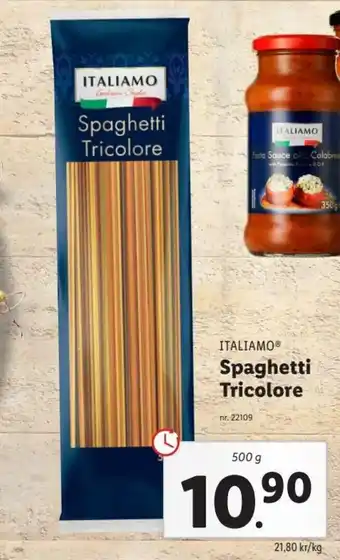 Sony Italiamo Spaghetti Tricolore 500g erbjuda