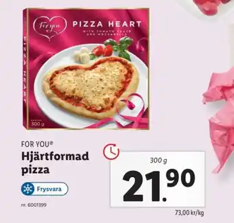 For You Hjärtformad pizza 300g