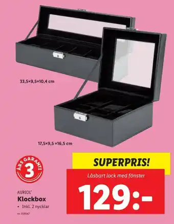 Auriol Klockbox