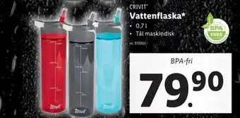 Sony Crivit Vattenflaska* 0,7l erbjuda