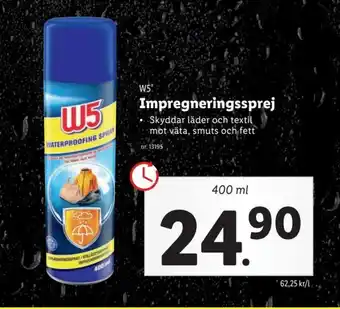 W5 Impregneringssprej 400ml