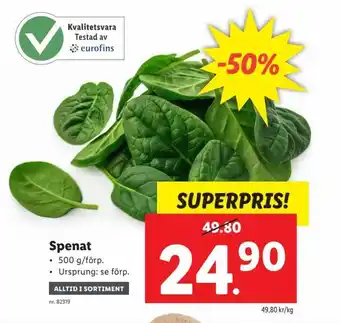 Spenat 500g