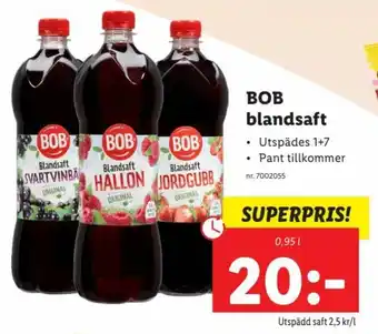BOB blandsaft 0,95l