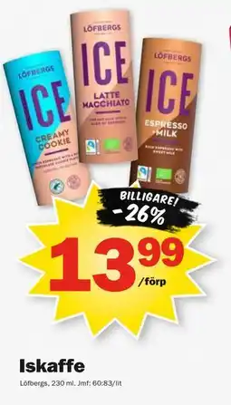 Pekås Iskaffe erbjuda