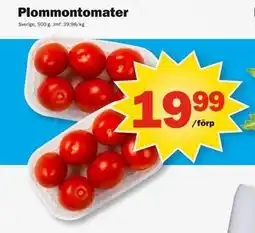 Pekås Plommontomater erbjuda