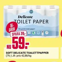 ÖoB SOFT DELICATE TOALETTPAPPER erbjuda