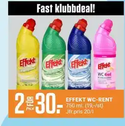 ÖoB EFFEKT WC-RENT, Medlemspris erbjuda