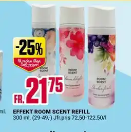 ÖoB EFFEKT ROOM SCENT REFILL erbjuda