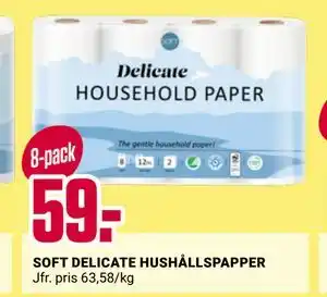 SOFT DELICATE HUSHÅLLSPAPPER