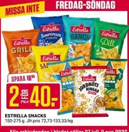ÖoB ESTRELLA SNACKS erbjuda