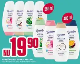 ÖoB BARNÄNGEN SCHAMPO, BALSAM erbjuda