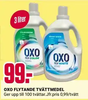 ÖoB OXO FLYTANDE TVÄTTMEDEL erbjuda