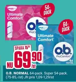 ÖoB O.B. NORMAL erbjuda