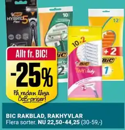 ÖoB BIC RAKBLAD, RAKHYVLAR erbjuda