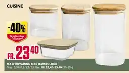 ÖoB MATFÖRVARING MED BAMBULOCK erbjuda