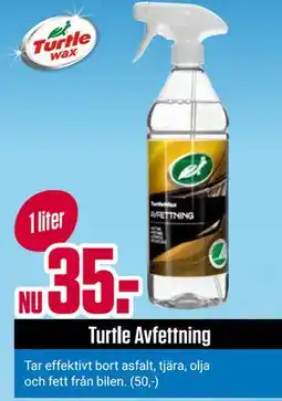 ÖoB Turtle Avfettning erbjuda