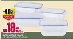 ÖoB MATFÖRVARING 2-PACK erbjuda