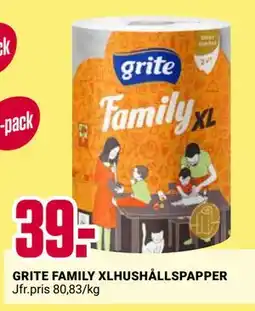 ÖoB GRITE FAMILY XLHUSHÅLLSPAPPER erbjuda