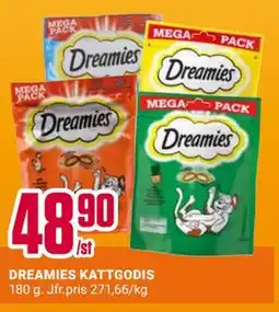 ÖoB DREAMIES KATTGODIS erbjuda
