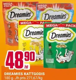 ÖoB DREAMIES KATTGODIS erbjuda