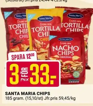 ÖoB SANTA MARIA CHIPS erbjuda