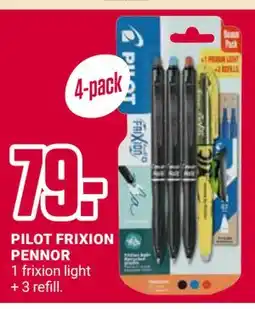 ÖoB PILOT FRIXION PENNOR erbjuda