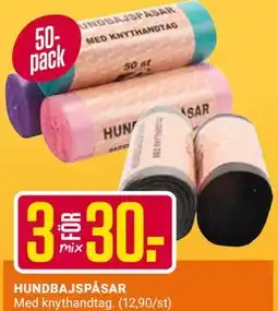 ÖoB HUNDBAJSPÅSAR erbjuda