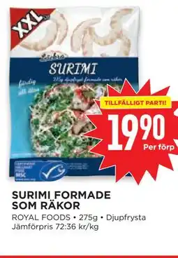 Willys SURIMI FORMADE SOM RÄKOR erbjuda