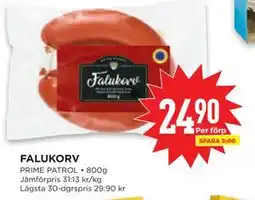 Willys FALUKORV erbjuda
