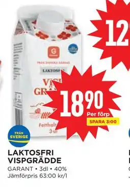 Willys LAKTOSFRI VISPGRÄDDE erbjuda