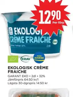 Willys EKOLOGISK CRÈME FRAICHE erbjuda